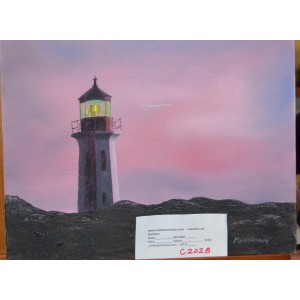 C 2028  Original Lighthouse Painting